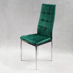 6 krzeseł MONAKO VELVET zielone - Krzesła - miniaturka - grafika 1