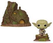 Figurki dla dzieci - Funko, Figurka Star Wars Pop! Town Yoda Hut - miniaturka - grafika 1