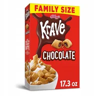Płatki śniadaniowe i musli - PŁATKI Kellogg's Krave Chocolate 490G PROSTO Z USA - CZEKOLADOWE NADZIENIE - miniaturka - grafika 1