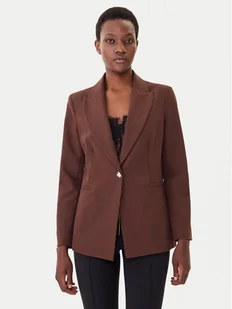 Maryley Marynarka 25IB187/M06/43CO Brązowy Regular Fit - Marynarki i żakiety damskie - miniaturka - grafika 1