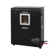 Zasilacze awaryjne UPS - Zasilacz Awaryjny Naścienny Rebel POWER-500 - przetwornica z czystym przebiegiem sinusoidalnym i funkcją ładowania 12V 230V 500VA/300W - miniaturka - grafika 1