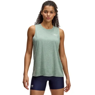 Damski top treningowy Under Armour Tech Tank Twist - zielony - Koszulki i topy damskie - miniaturka - grafika 1