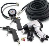 Sprężarki i kompresory - Zestaw akcesorii Bituxx do sprężarki kompresora z kluczem udarowym wąż 10m - miniaturka - grafika 1