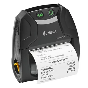 Przenośna drukarka Zebra ZQ320 Plus Outdoor (ZQ32-A0W04TE-00) - Drukarki kart i etykiet - miniaturka - grafika 1