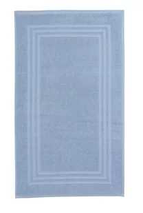 Kleine Wolke Lodge Wegański Dywanik Frotte niebieski 50x 80 cm ECO LIVING - Dywaniki łazienkowe - miniaturka - grafika 1