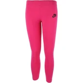 Legginsy - Legginsy dla dzieci Nike G NSW Tight Club Logo różowe 844965 615 - miniaturka - grafika 1