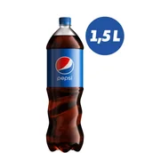 Napoje gazowane - Pepsi Napój gazowany o smaku cola 1.5 l - miniaturka - grafika 1