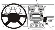 Uchwyty samochodowe do telefonów - ProClip do Volkswagen Eos 07-15 - miniaturka - grafika 1