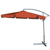Parasole ogrodowe - Parasol stalowy boczny z wentylacją pomarańczowy - miniaturka - grafika 1