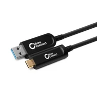 Kable USB - Microconnect MC-USB3.2CA10OP kabel USB 10 m USB 3.2 Gen 2 (3.1 Gen 2) USB A USB C Czarny - miniaturka - grafika 1