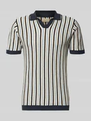 Koszulki męskie - Koszulka polo o kroju regular fit z efektem dzianiny model ‘Carly’ - miniaturka - grafika 1