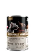 Mokra karma dla psów - Pet Republic PetRepublic kawałki w sosie z wątróbką i warzywami 400g 56553-uniw - miniaturka - grafika 1