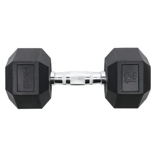 Hantla HMS Hex Pro Black (12 kg) - Hantle i ciężarki - miniaturka - grafika 1