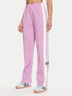 Spodnie sportowe damskie - adidas Spodnie dresowe Adibreak IY2129 Fioletowy Loose Fit - miniaturka - grafika 1