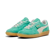 Sneakersy damskie - Sneakersy PUMA PALERMO VINTAGE 39684105 – Turkusowy - miniaturka - grafika 1