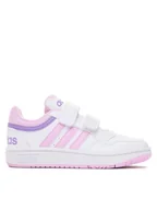 Buty dla dziewczynek - adidas Sneakersy Hoops Lifestyle IF5319 Biały - miniaturka - grafika 1