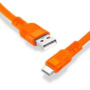 Kable USB - Kabel USBA-USBC eXc WHIPPY Pro 0.9m soczysta pomarańcza - miniaturka - grafika 1