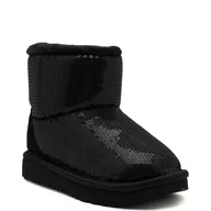 Buty dla dziewczynek - UGG Skórzane śniegowce T CLASSIC MINI MIRROR BALL - miniaturka - grafika 1
