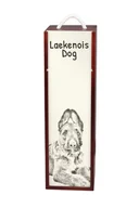 Zestawy upominkowe - Laekenois Owczarek belgijski - pudełko na wino z psem, pudełko na alkohol z grafiką, personalizowane pudełko na prezent marki Art-Dog - miniaturka - grafika 1