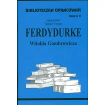 Biblios Ferdydurke Witolda Gombrowicza - zeszyt 11 - Teodor Farent - Lektury szkoła podstawowa - miniaturka - grafika 1