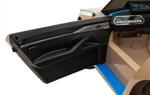 Autko BMW i4 na akumulator dla dzieci Złoty + Wolny Start + EVA + Ekoskóra + Audio LED + Pilot - Pojazdy elektryczne dla dzieci - miniaturka - grafika 15