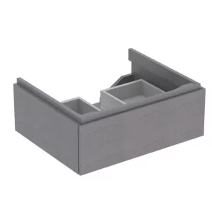 GEBERIT GEBERIT 500.505.43.1 Szafka Xeno2 pod umywalkę 60 cm 1 szuflada szary mat p$1111tno - Szafki łazienkowe - miniaturka - grafika 1