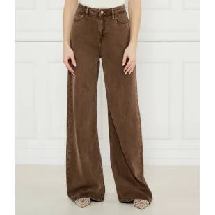 GUESS Jeansy BELLFLOWER flare fit - Spodnie damskie - miniaturka - grafika 1
