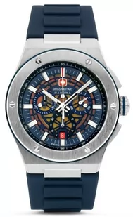 Zegarek Zegarek męski SWISS MILITARY SMWGO0000902 granatowy sportowy wojskowe - Zegarki męskie - miniaturka - grafika 1
