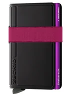 Portfele - Portfel kieszonkowy RFID Secrid Bandwallet TPU - black / fuchsia - miniaturka - grafika 1