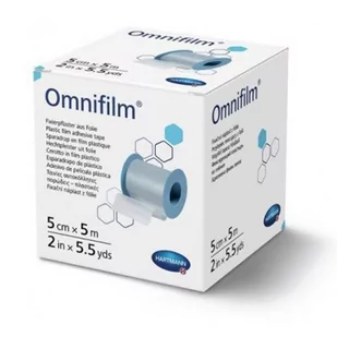 Hartmann Omnifilm Przylepiec mocujący z folii 5cmx5m- 1szt. - Apteczki i materiały opatrunkowe - miniaturka - grafika 1