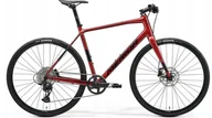 Rowery - Rower szosowy fitness SPEEDER 500 L(56) DARK STRAWBERRY(BLACK) - miniaturka - grafika 1