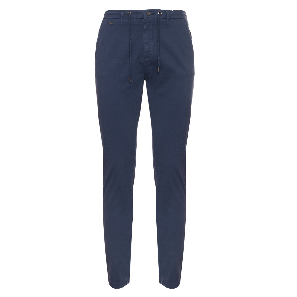 GUESS CASUAL GRANATOWE SPODNIE CHINOS Z PASKIEM BAWEŁNIANE 28 GGA