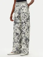 Spodnie damskie - Simona Corsellini Spodnie materiałowe P25CPPA00201 Kolorowy Regular Fit - miniaturka - grafika 1