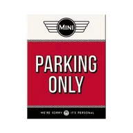 Dekoracje domu - Art Nostalgic 14346 Mini parking Only Red, magnes, 8 x 6 cm - miniaturka - grafika 1