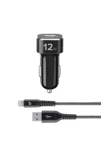 Cellularline wyjątkowo mocna, szybka ładowarka samochodowa i kabel 12 W do urządzeń Apple - Ładowarki samochodowe - miniaturka - grafika 1