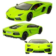 Zabawki zdalnie sterowane - Zdalnie sterowany samochód Lamborghini Aventador RC 1:10 zielony - miniaturka - grafika 1