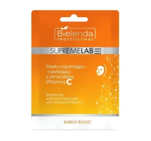 Bielenda Professional Supremelab Energy Boost Maska rozjaśniająco-nawilżająca z ultrastabilną witami - Maseczki do twarzy - miniaturka - grafika 1