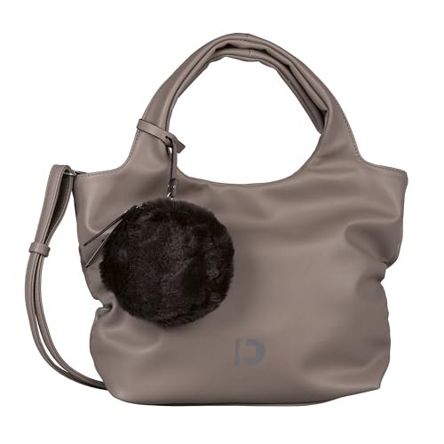 TOM TAILOR Denim bags Nila damska torba na ramię torba na ramię zamek błyskawiczny średnia duża szara, szary, Nowoczesny