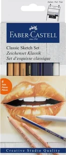 Faber-Castell Zestaw do szkicowania Classic 6szt FABER CASTELL - Ołówki - miniaturka - grafika 1