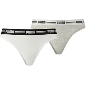 Majtki damskie - PUMA STRINGI ICONIC 2-PAK 90706703 r XL - miniaturka - grafika 1