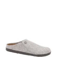 Kapcie damskie - Birkenstock Obuwie domowe Zermatt Standard WZ | z dodatkiem skóry - miniaturka - grafika 1