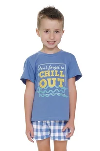 Piżama dziecięca Chill out II niebieska 146/152 - Piżamy dla dziewczynek - miniaturka - grafika 1