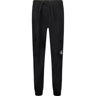 CALVIN KLEIN JEANS Spodnie cargo | Regular Fit - Spodnie i spodenki dla chłopców - miniaturka - grafika 1