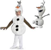 Stroje karnawałowe - Frozen Plush Cute Child Olaf Christmas Cosplay Kostium Cartoon Snowman Party Maluch M 110 * 120CM - miniaturka - grafika 1