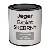 Pozostałe akcesoria malarskie - Brokat dekoracyjny srebrny 0.5 l Jeger - miniaturka - grafika 1