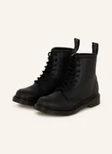 Botki damskie - Dr. Martens Botki Sznurowane 1460 Serena schwarz - miniaturka - grafika 1