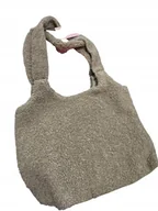 Torby męskie - Torba teddy shopper brązowa - miniaturka - grafika 1