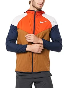 Nike Męska kurtka M Nk Windrunner Ale Brown/Team Orange/Reflective XXL - Kurtki męskie - miniaturka - grafika 1