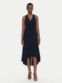 Sukienki - Morgan Sukienka koktajlowa 251-REEL Granatowy Regular Fit - miniaturka - grafika 1