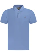 Koszulki męskie - TIMBERLAND POLO KRÓTKI RĘKAW MĘSKI NIEBIESKI - Timberland - miniaturka - grafika 1
